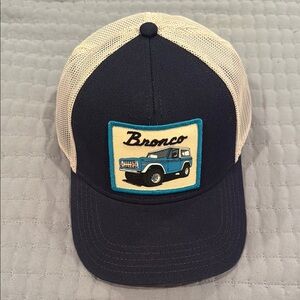 American Needle Navy and Cream Bronco Hat